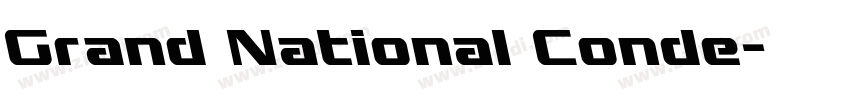 Grand National Conde字体转换